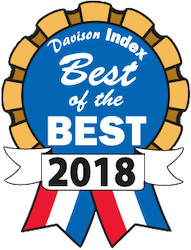 Davison Index Best of the Best 2018 ribbon award